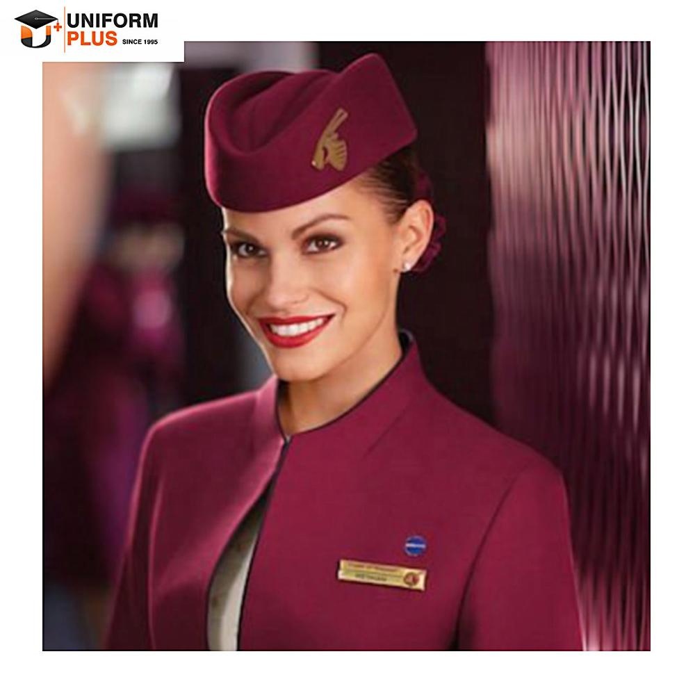 Custom fashion qatar airways airline stewardess uniform design − Ali ...